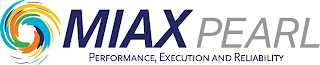 MIAX PEARL PERFORMANCE, EXECUTION AND RELIABILITY logo