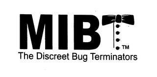 MIBT THE DISCREET BUG TERMINATORS logo