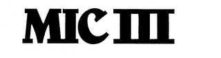 MIC III logo