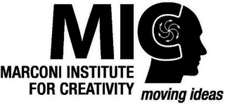 MIC MARCONI INSTITUTE FOR CREATIVITY MOVING IDEAS logo