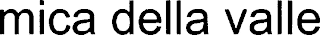 MICA DELLA VALLE logo