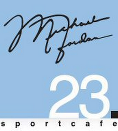 MICHAEL JORDAN 23 SPORTCAFE logo