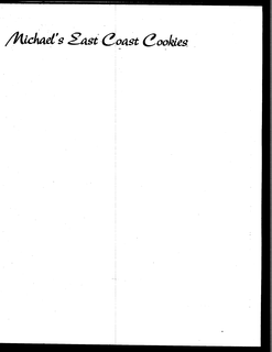 MICHAEL'S EAST COAST COOKIES logo