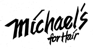 MICHAEL'S FOR HAIR logo