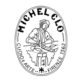 MICHEL CLO CUOIO E ARTE FIRENZE 1562 logo