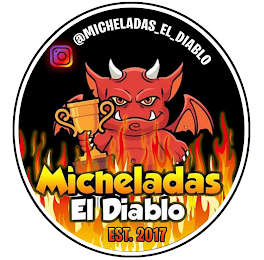 @MICHELADAS_EL_DIABLO MICHELADAS EL DIABLO EST.2017 logo