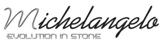 MICHELANGELO EVOLUTION IN STONE logo