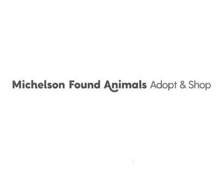 MICHELSON FOUND ANIMALS ADOPT & SHOP logo