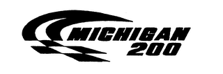 MICHIGAN 200 logo