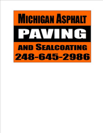 MICHIGAN ASHPHALT PAVING AND SEALCOATING PAVING 248-645-2986 logo