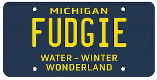 MICHIGAN FUDGIE WATER - WINTER WONDERLAND logo