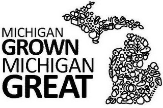 MICHIGAN GROWN MICHIGAN GREAT logo