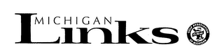 MICHIGAN LINKS GOLF ASSOCIATION OF MICHIGAN G.A.M. 1919 logo