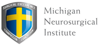 MICHIGAN NEUROSURGICAL INSTITUTE SURGICAL EXCELLENCE, COMPASSION, EDUCATION logo