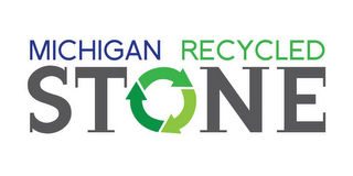 MICHIGAN RECYCLED STONE logo