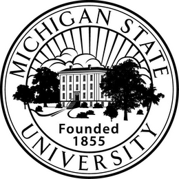 MICHIGAN STATE UNIVERSITY FOUNDED 1855 logo