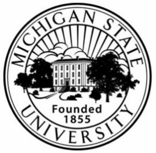 MICHIGAN STATE UNIVERSITY FOUNDED 1855 logo