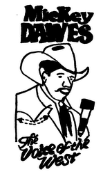 MICKEY DAWES THE VOICE OF THE WEST logo