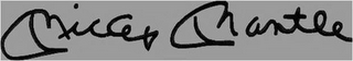 MICKEY MANTLE logo
