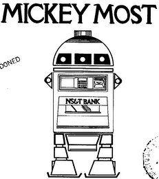 MICKEY MOST NS&T BANK