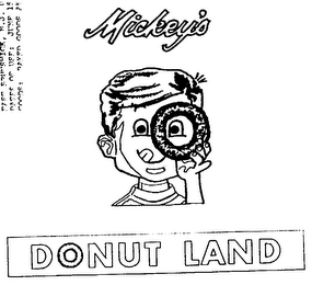 MICKEY'S DONUT LAND logo