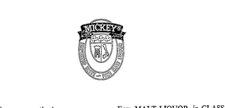 MICKEYS IMPORTED TASTE-FINE MALT LIQUOR logo