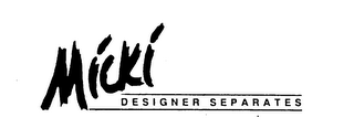 MICKI DESIGNER SEPARATES logo