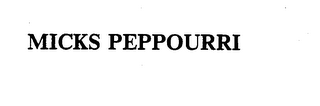 MICKS PEPPOURRI logo