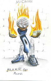 MICMAN BLAZZ ON RECORDS logo