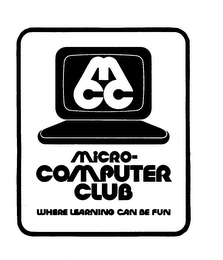 MICRO-COMPUTER CLUB MCC WHERE LEARNING CAN BE FUN logo