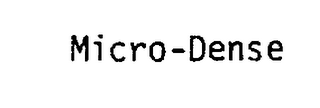 MICRO-DENSE logo