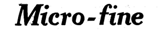 MICRO-FINE logo