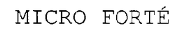 MICRO FORTÉ logo