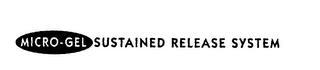 MICRO-GEL SUSTAINED RELEASE SYSTEM logo