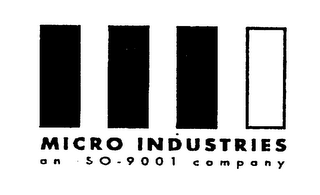 MICRO INDUSTRIES AN ISO-9001 COMPANY logo