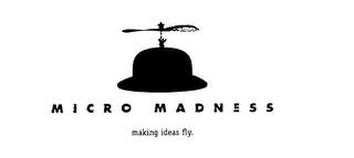 MICRO MADNESS MAKING IDEAS FLY logo