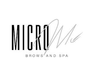 MICRO MI BROWS AND SPA logo