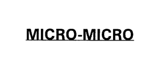 MICRO-MICRO logo