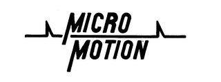 MICRO MOTION