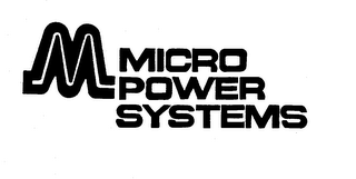 MICRO POWER SYSTEMS logo
