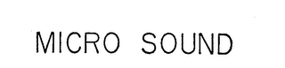 MICRO SOUND logo
