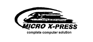MICRO X-PRESS COMPLETE COMPUTER SOLUTION logo