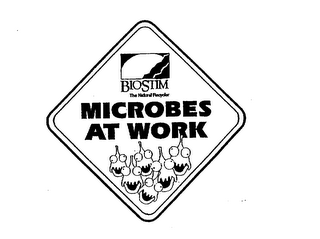 MICROBES AT WORK BIOSTIM THE NATURAL RECYCLER logo