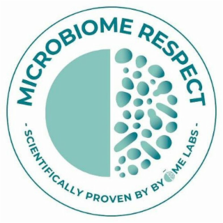 MICROBIOME RESPECT SCIENTIFICALLY PROVEN BY BYOME LABS logo