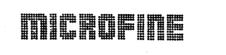 MICROFINE logo