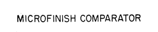 MICROFINISH COMPARATOR logo