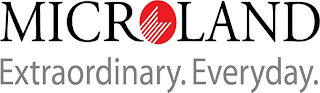 MICROLAND EXTRAORDINARY. EVERYDAY. logo