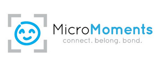 MICROMOMENTS CONNECT. BELONG. BOND. logo