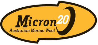 MICRON 20 AUSTRALIAN MERINO WOOL logo