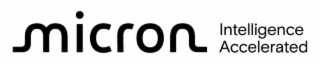 MICRON INTELLIGENCE ACCELERATED logo